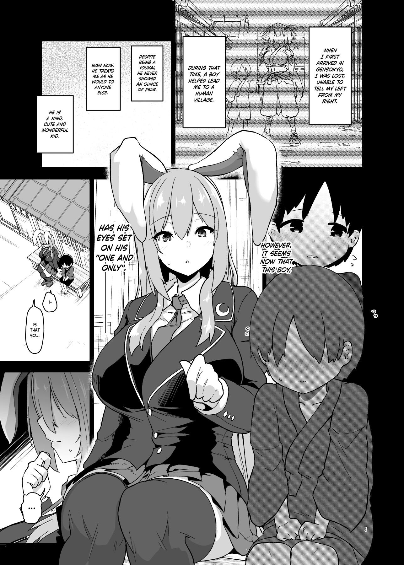 Hentai Manga Comic-The Reprehensible Rabbit Onee-san-Read-2